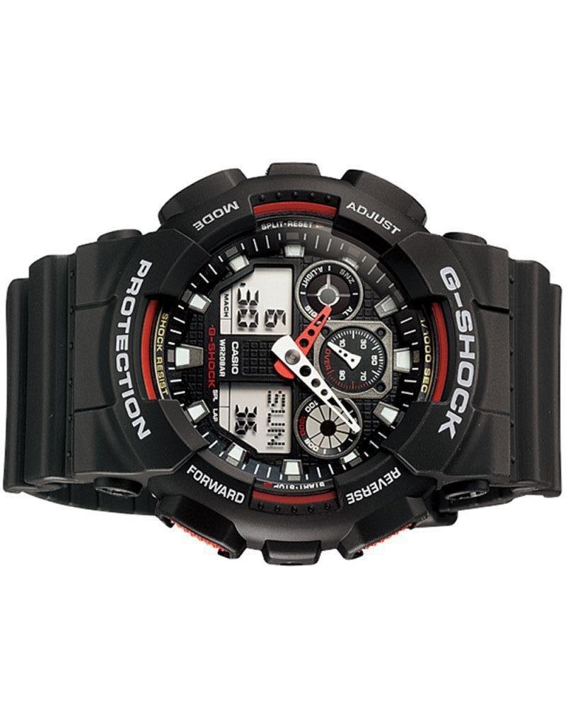 Casio CASIO Watch Black X Red Reimported Product G-SHOCK G-Shock Men's GA-100-1A4DR [Watch] [Item]