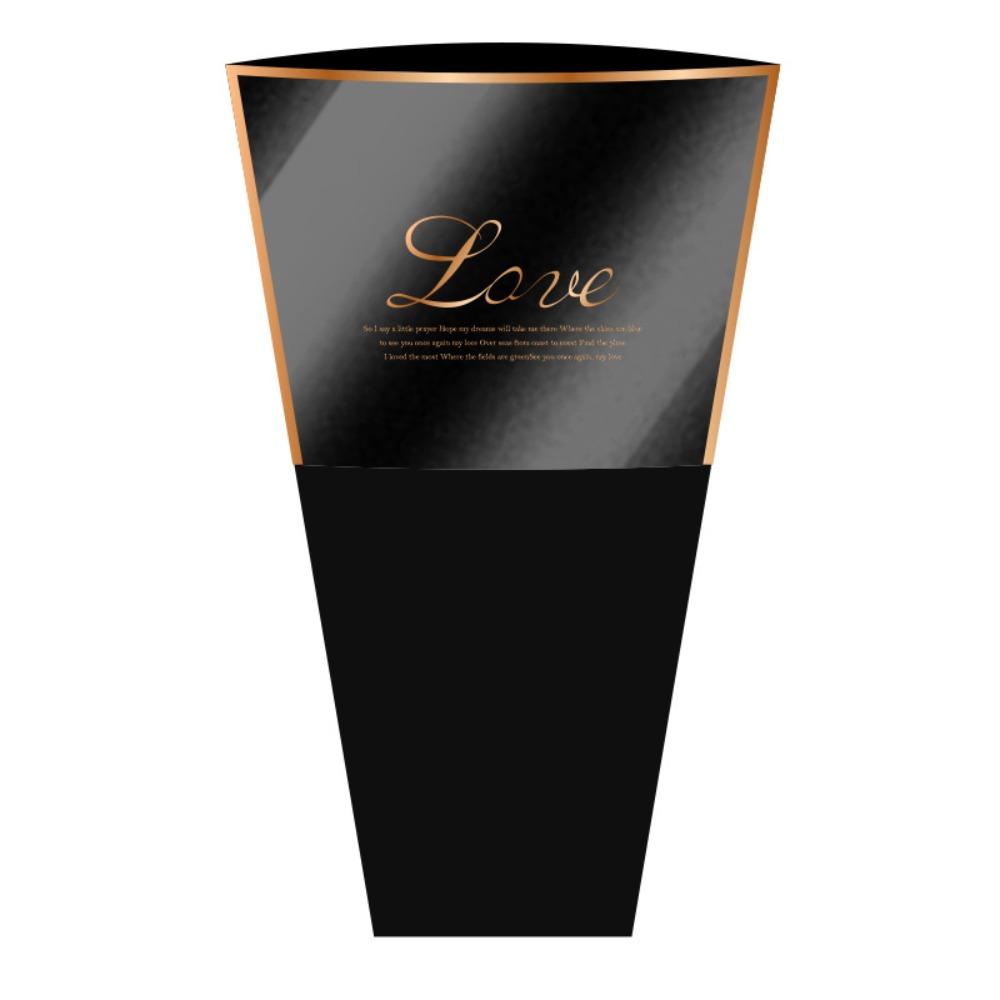 20PCS Transparent Flower Packaging Bag Kraft Paper Flower Paper Bag Valentine's Day Gift