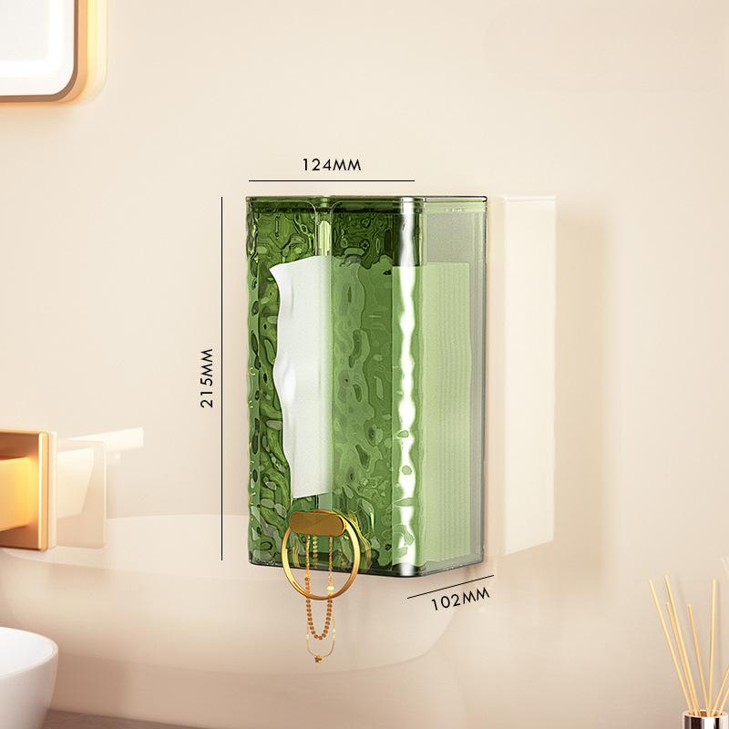 Glacier Pattern Tissue Box, Wall-mounted Paper Box, Household Kitchen, Napkin Box, Light Luxury