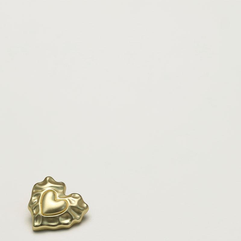 Кнопка Любви Золото Серебро Пуговица для Одежды Женский Пиджак Декоративный Костюм Двусторонняя Нейлоновая Пуговица для Пальто Костюма