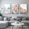 Wall Art Picture Modern Nordic Greece Beautiful Sea View Landscape Poster Nordic Canvas Painting For Living Room Home Decor