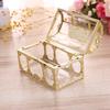Gold Silver Transparent Pirate Treasure Storage Box Candy Trinket for Jewelry Crystal Gem Trinket Box Holder Organizer Ear