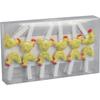Decorative Rooster Clips Yellow 12 pcs - Easter Decorative Accessories