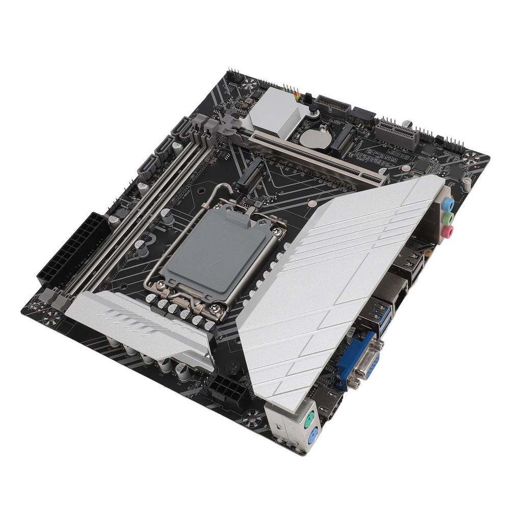 Материнская плата B760M K DDR4 LGA1700 для Intel GEN12 13-й серии MATX Материнская плата с PCIe 4.0 слотом M.2 SATA3.0 USB 3.0 Aura