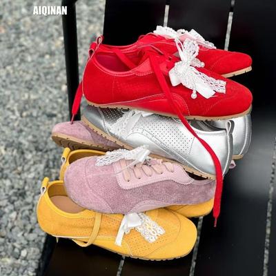 Атласная жемчужная лента Повседневная спортивная женщина