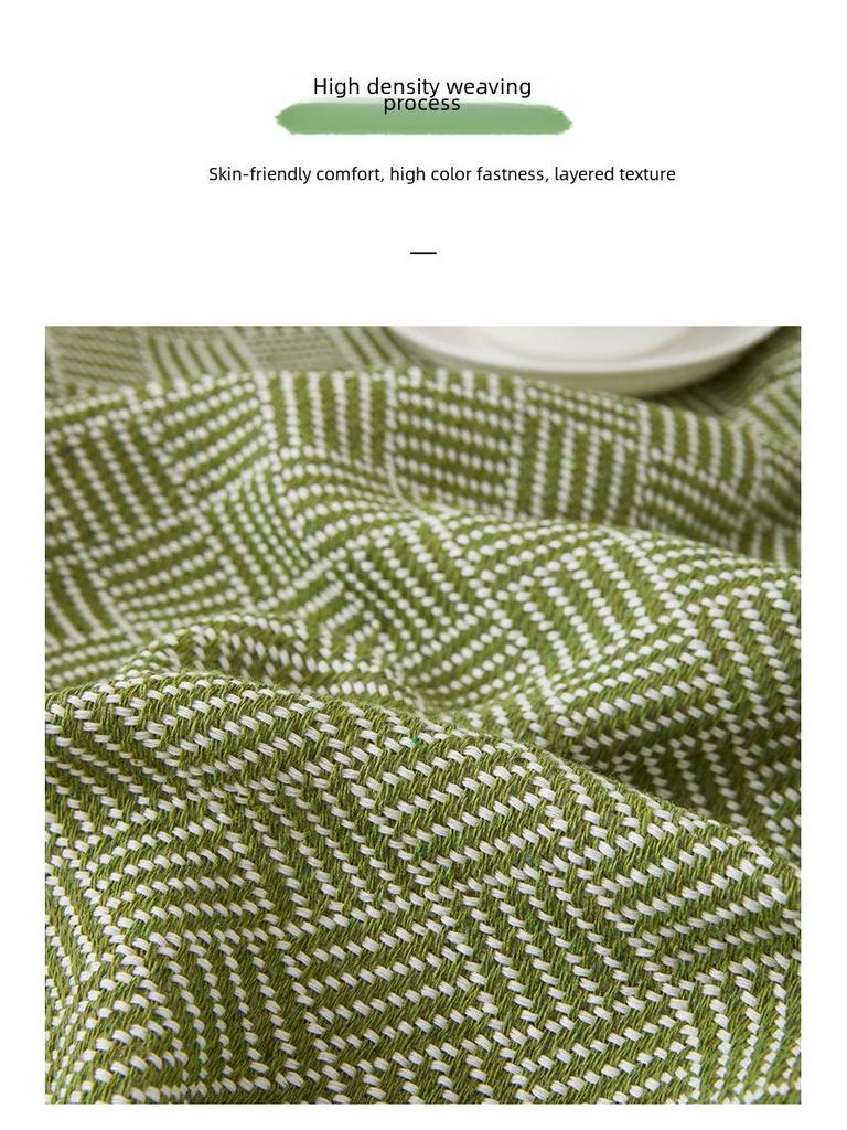 Double-Sided Cotton Yarn Blanket Sofa Cover