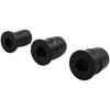 10PCS Motorcycle M4 M5 M6 Metric Rubber Well Nuts Windscreen Fairing Cowl Anodized Aluminum Moto Screws Bolts Accessories