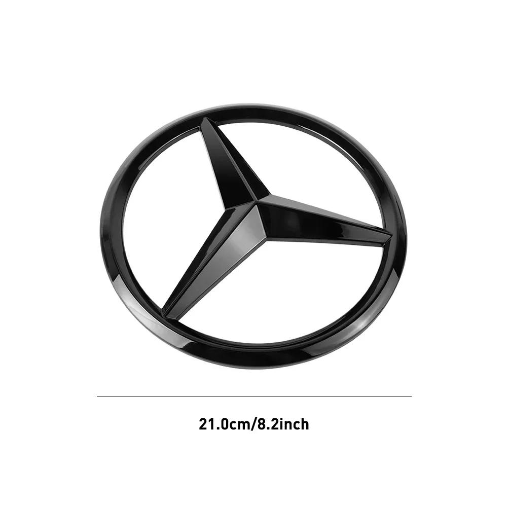 C200 E300 2026 Hot ABS Car Front Grille Badge sticker Decal Cover Emblem For Mercedes Benz GLA GLK ML GLC GLE C E Class  W204 W2
