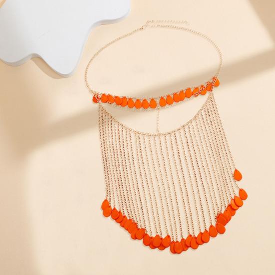 Головная цепочка с регулируемым дизайном для ночного клуба, бара, вечеринки, металлическая кисточка, головной убор для женщин, занавеска для лица