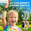 Умные часы для детей 4G GPS WIFI Видеозвонок SOS Детские умные часы Камера Голосовой монитор Трекер Местоположение Часы-телефон Для мальчиков и девочек Подарок
