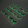 Sequins Eye Lashes Fluffy Dramatic Eyelashes Luminous 25mm False Eyelashes 3D Mink Lashes