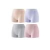 Jindu Women's Cotton High-Waist Tummy Control Boxer Briefs (4-Pack)