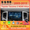 Автомобильное радио Android 14 Carplay Auto 4G+WIFI для Toyota Tacoma 2 N200 Hilux 2005-2015 Навигация GPS Мультимедиа Видеоплеер Стерео