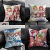 Наволочка The Q-Quintessential Quintuplets Диванная Короткий Плюш Двусторонняя HD Печать Комната Домашний Офис Подарок Чехол на Подушку