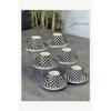 Della Lux Porcelain 6-piece Cup Set V1