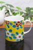 Mug Stylish Tableware Kutani Ware Mug Flower Pattern Pottery Luxury Brand Made In Japan