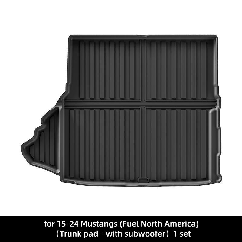 Ford Mustang 2015-2024 Индивидуальные грязезащитные напольные коврики из ТПЭ