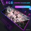 Arknights Gabinete Коврик для мыши RGB Игровой коврик для мыши HD Игровой Большой светодиодная подсветка XXL Коврики для мыши ПК Компьютерный коврик Нескользящий