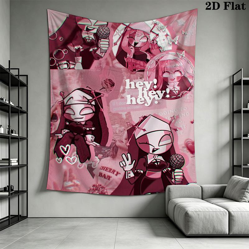Friday Night Funkin Pattern Home Decor Tapestry, Wall Hanging, Decorative RV Wall Cloth.MGT0918476