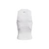 Under Armour HeatGear Compression Contrast Logo Sports Tank Top Men Tops White 1368352-100