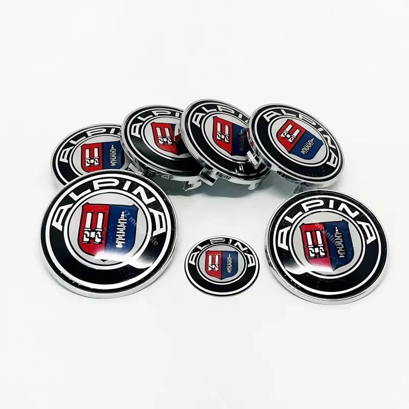 7-piece set is suitable for BMW Group's front and rear logo 82/74mm 45mm steering wheel 56/68mm hubcap replacement badge. GU1