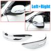 Pair Side Rearview Mirror Stripe Cover Chrome Trim for Honda Cr-V Crv 2017-2022