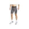 Nike Elastic Waist Striped Slim-Fit Shorts Men Bottoms Gray DM4623-015