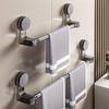 Suction Cup Towel Rack Adjustable Bathroom Storage Rod New Slipper Rack