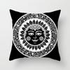 Home Bedroom Living Room Sofa Cushion Cover Decoration Sun Moon Mandala Series Pattern Printing Pillowcase