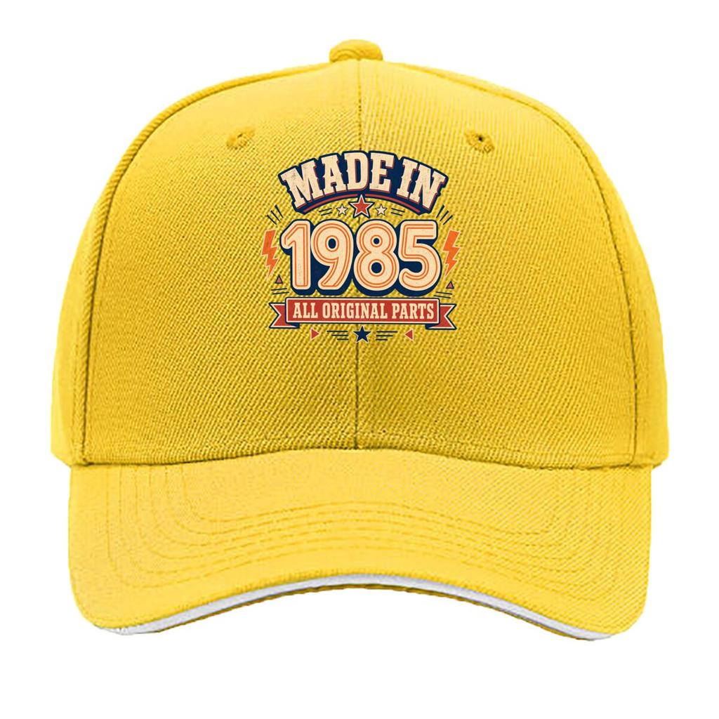 Vintage Birth Year Original Parts De Hip Hop hat Fashion Outdoor Sports Sandwich Baseball Cap