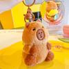 Bee Jinnew Capybara Plush Keyring With Vibrating Wings Bee Themed Doll Gift For