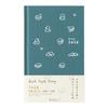 Midori Japan Book Style Diary 2026 Monthly Weekly Schedule Book Dog Blue Green Size B6