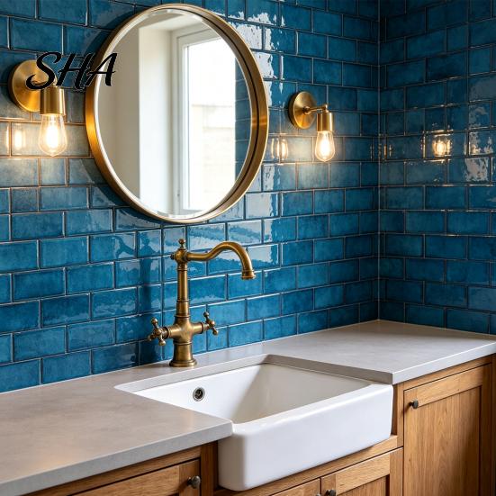 Adhesive Decorative Tiles for Walls Self-Adhesive Mosaic Wall Stickers Kitchen Bathroom, Waterproof Removable Wallpaper, Modern Covering 3D