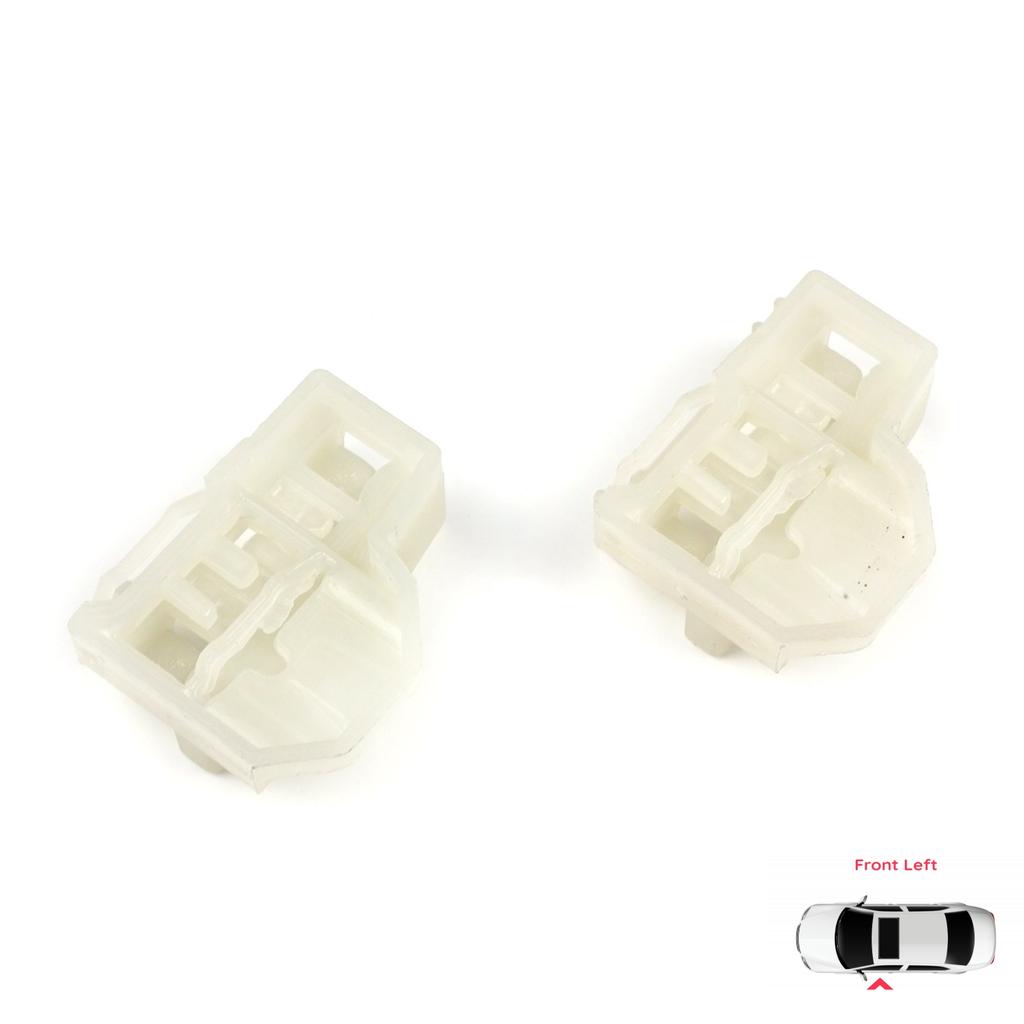 EWR46 2 Pcs Window Regulator Repair Guide Clips Front Left for  A4 B5 VW Polo MK3 6N Passat B5 Skoda Superb MK1 8D0837461