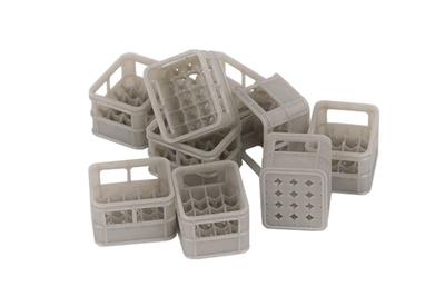 MJ Miniatures Аксессуар для диорамы Пластиковый футляр для бутылки Пластиковый набор MJEZ35022 1/35 (9 штук)