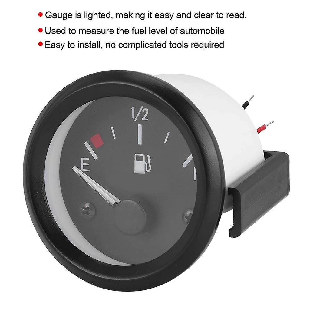 2in Fuel Gauge Meter with Fuel Level Sensor Pointer Indicator 12V Universal Parts