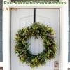 1/2Pcs Adjustable Christmas Wreath Hanger Rustproof Corrosion Resistant No Drill Installation Extendable Door Hanger Storage Hook