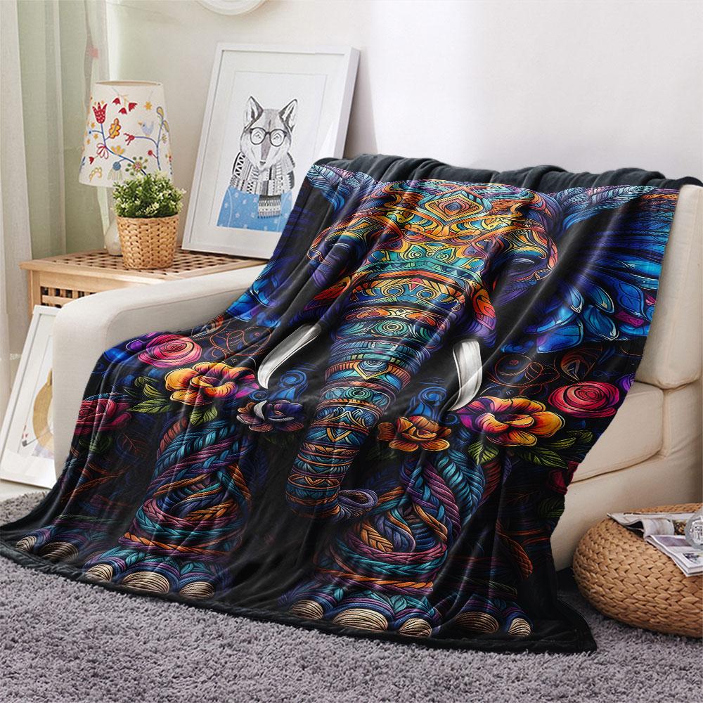 Neutral Smooth Calm Blanket, High quality Comfortable for All Seasons, Home Decor, Warmth and Comfort