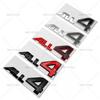 Gloss Black ALL4 Letters 3D Emblem Badge Decal Sticker Rear Trunk