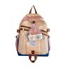 Trendy Pink And Beige Casual Large Backpack For Kids And Adults With Stylish Comfort