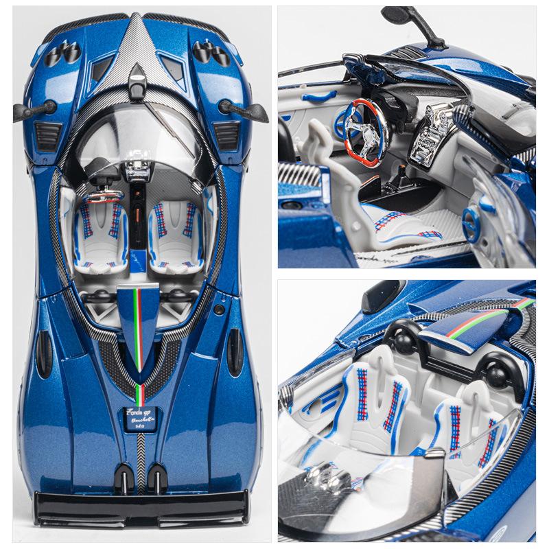 1:32 Pagani  Alloy Sports Car Model Diecast Metal Racing Vehicle Model Simulation Sound and Light Kid Toy Gift