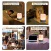 Portable USB Charging Night Light Tri Color Dimming Lamp for Restaurants Bedrooms Bars Outdoor Camping