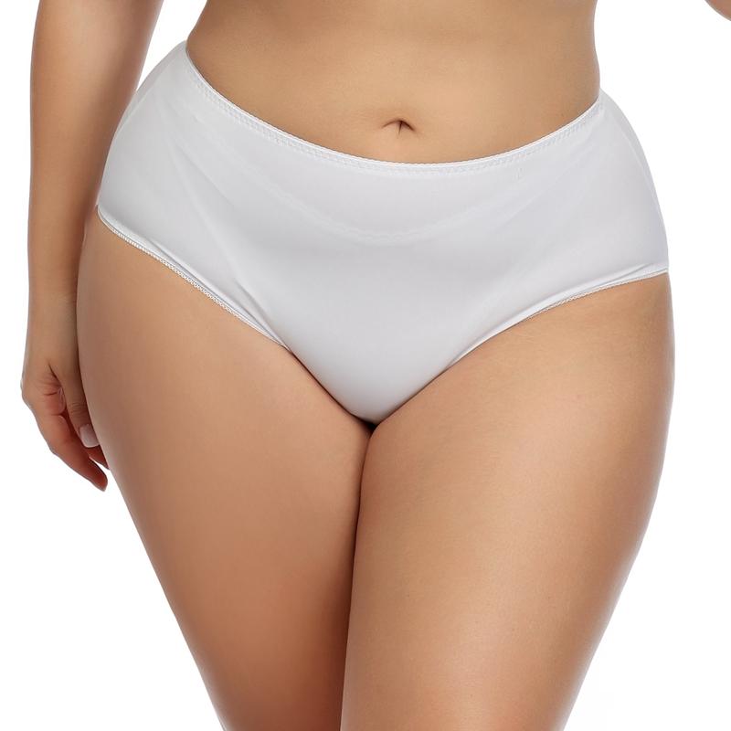 Women Plus Size Panty Comfort Thin Underwear Seamless Simple Plain Panties Briefs 0Xl 1Xl 2Xl 3Xl 4Xl 5Xl