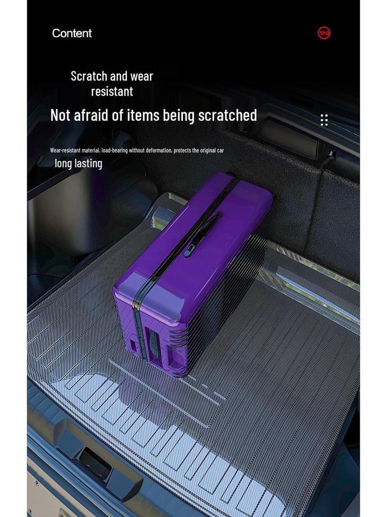 Waterproof, Wear-Resistant Trunk Mat for 15-22 Mustangs - Easy To Clean