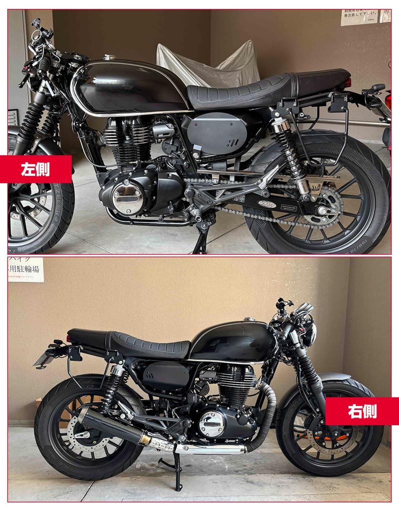 Kemimoto Side Bag Support for GB350S Side Bag Saddlebag Support for GB350S 2022 Right High Black Motorcycle, Support, (2021 2023) Side, Strength,