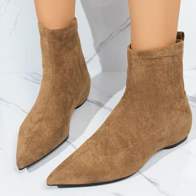 Модные Сексуальные Женские Туфли на Высоком Каблуке с Острым Носком Модные Ботильоны-Танкетки Новые Вечерние Платья Элегантные Горячая Распродажа Zapatos De Mujer