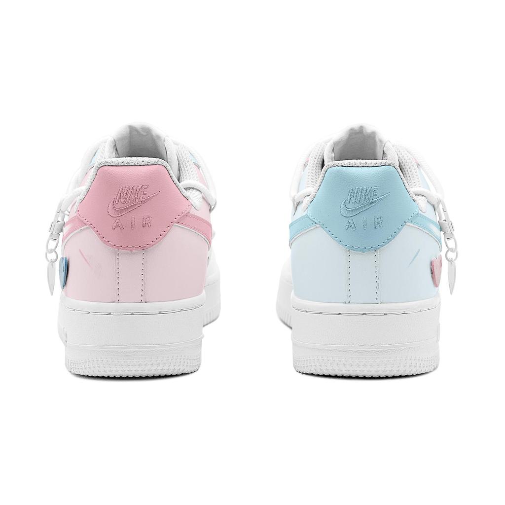 Nike Air Force 1 Air Force 1, Двусторонний Лебедь Возлюбленная, Романтичный, Девическое Сердце, Милый Стиль, Деконструктивистский Дизайн DH2920-111(TeamS2-S-BOX)