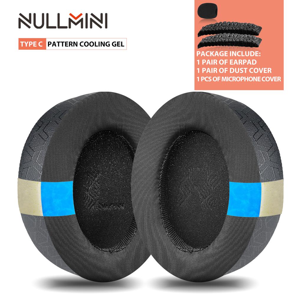 Охлаждающие гелевые амбушюры Nullmini для наушников AKG N700NC Сменные подушечки для ушей Чехол Накладки на уши Оголовье