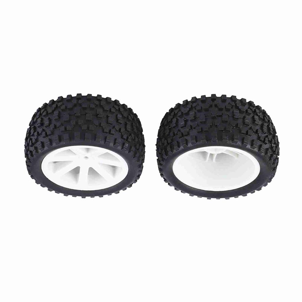 4 шт. 1/10 RC Truck резиновые шины колеса шины для ZD Racing Buggy Crawler Car белые