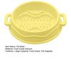 Silicone Pet Slow Feeder Bowl with Dual Handles Suction Cup Anti-Choking Slow Down Eating Food Bowl for Small Medium Large Breed